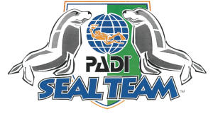 padi seal team kids scuba diving