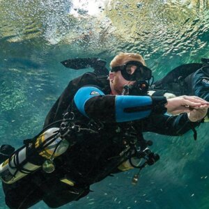 padi sidemount diving course anilao philippines