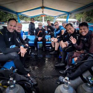 Divers Exploring Anilao on the boat