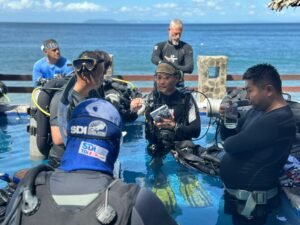 ITW Pool photo, instructor trainers in pool