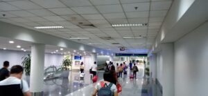 Arrival area at NAIA Terminal 3, Manila